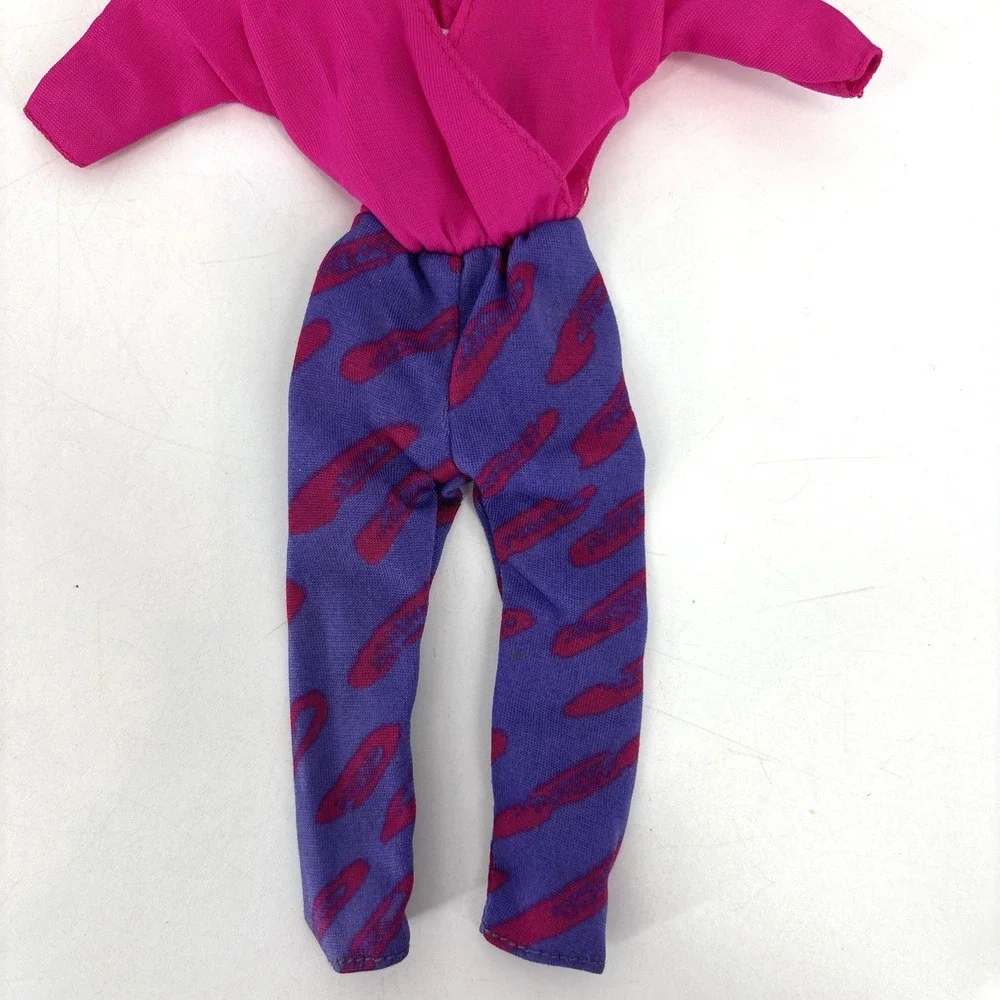 Vintage Barbie Pantsuit #7904‎ Fashion Fun Purple Pink 1980s Jumpsuit Original
